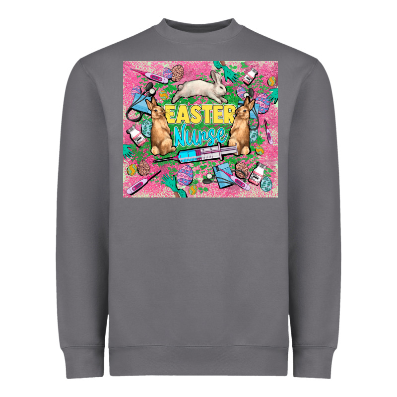 Easter Nurse Easter Day Tumbler Heavyweight Sweatshirt by HowdyJamesFarm | Teevron