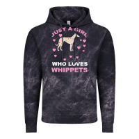 Cloud Black Just A Girl Who Loves Whippets Vintage Hoodie - Bettercallsaul