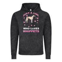 Vintage Black Just A Girl Who Loves Whippets Vintage Hoodie - Bettercallsaul