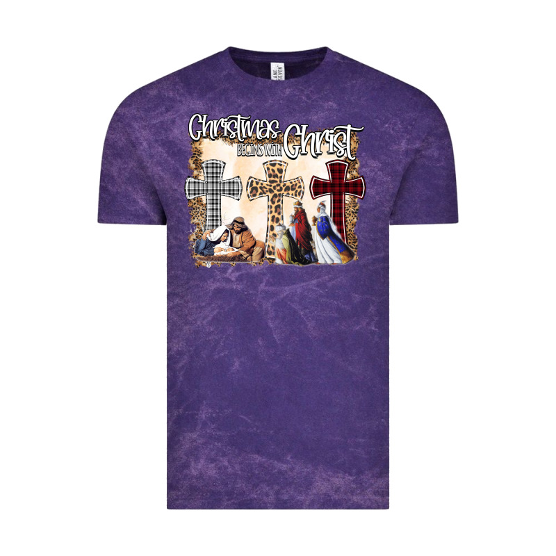 Christmas Begins With Christ Vintage Tee by Bettercallsaul | Teevron