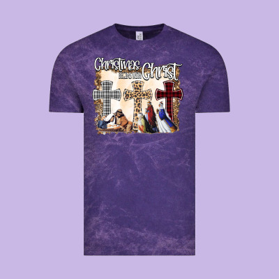 Christmas Begins With Christ Vintage Tee Designed By Bettercallsaul