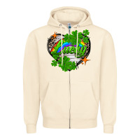Sandshell lucky heart St. Patricks Day Zipper Hoodie - FaDigitalArtStudio
