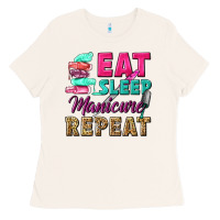 Eat Sleep Manicure Repeat Ladies Tee | Teevron