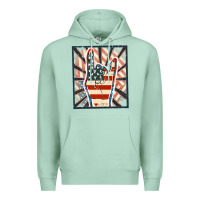 Seafoam Freedom rock hand Premium Hoodie - FaDigitalArtStudio