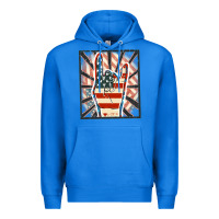 True Royal Freedom rock hand Premium Hoodie - FaDigitalArtStudio
