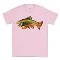 Bubblegum Pink leaping brook trout Classic Tee - LillyAllenDesigns