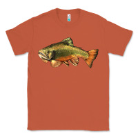 Copper leaping brook trout Classic Tee - LillyAllenDesigns