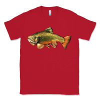 Red leaping brook trout Classic Tee - LillyAllenDesigns