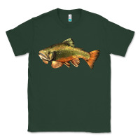 Sports Green leaping brook trout Classic Tee - LillyAllenDesigns