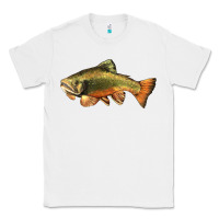 White leaping brook trout Classic Tee - LillyAllenDesigns