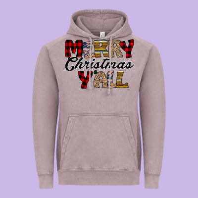 Merry Christmas Y'all Vintage Hoodie Designed By Bettercallsaul
