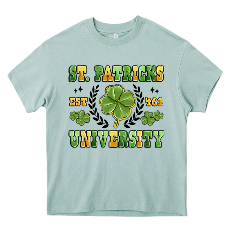 St. Patricks University Heavy Core Tee by MaliasSmallBusiness | Teevron