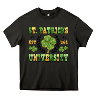 Asphalt st. patricks university Heavy Core Tee - MaliasSmallBusiness