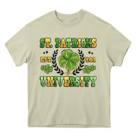 Mossy st. patricks university Heavy Core Tee - MaliasSmallBusiness