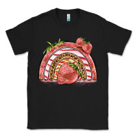 Black strawberry rainbow Classic Tee - BarkalooDesign
