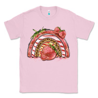 Bubblegum Pink strawberry rainbow Classic Tee - BarkalooDesign