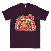 Plum strawberry rainbow Classic Tee - BarkalooDesign