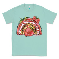 Seafoam strawberry rainbow Classic Tee - BarkalooDesign