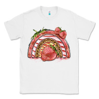 White strawberry rainbow Classic Tee - BarkalooDesign