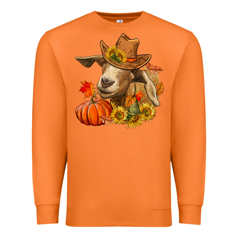 Fall Goat Premium Sweatshirt by LillyAllenDesigns | Teevron