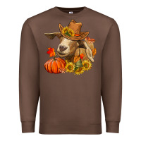 Chestnut fall goat Premium Sweatshirt - LillyAllenDesigns