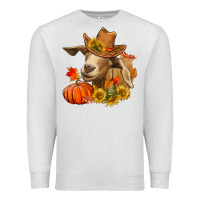 Oatmeal Heather fall goat Premium Sweatshirt - LillyAllenDesigns