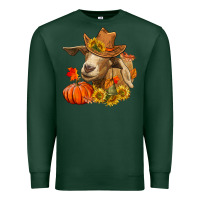 Sports Green fall goat Premium Sweatshirt - LillyAllenDesigns