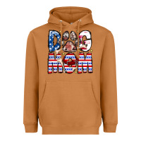 Meerkat American Dog Mom Heavyweight Hoodie - CowhideDigitalArt