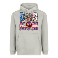 Moon Dust American Dog Mom Heavyweight Hoodie - CowhideDigitalArt