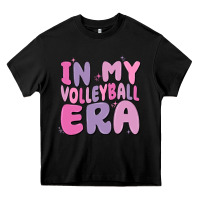 Black in my volleyball era Heavy Core Tee - MaliasSmallBusiness