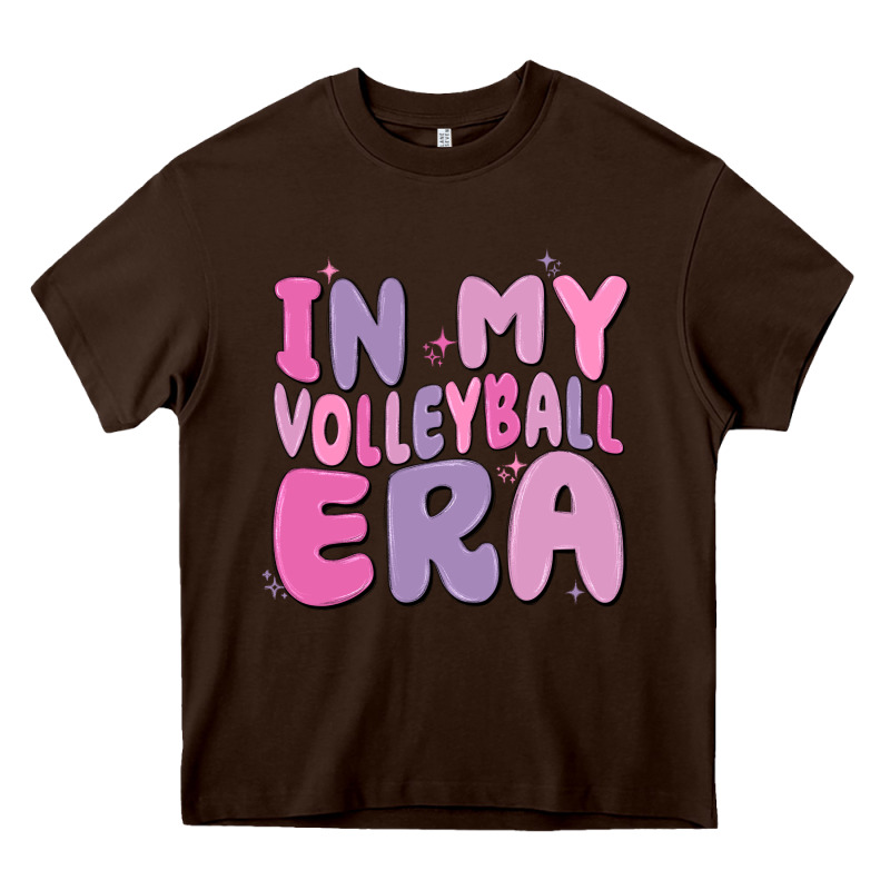 In My Volleyball Era Heavy Core Tee by MaliasSmallBusiness | Teevron