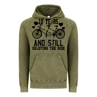 Vintage Olive 10 Years And Still Enjoying The Ride Vintage Hoodie - Bettercallsaul