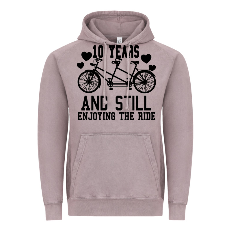 10 Years And Still Enjoying The Ride Vintage Hoodie by Bettercallsaul | Teevron