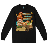 Black Pumpkin patch hayrides and corn maze Long Sleeve Tee - NancyCooperArtShop