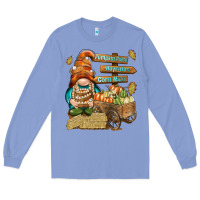 Colony Blue Pumpkin patch hayrides and corn maze Long Sleeve Tee - NancyCooperArtShop