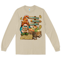 Mushroom Pumpkin patch hayrides and corn maze Long Sleeve Tee - NancyCooperArtShop