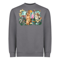 Storm Easter Day wine glasses bunny Heavyweight Sweatshirt - HowdyJamesFarm
