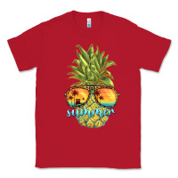 Red pineapple summer Classic Tee - BarkalooDesign