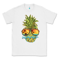 White pineapple summer Classic Tee - BarkalooDesign