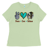 Matcha Peace Love Indians Ladies Tee - Jasminsmagicworld