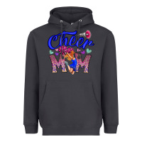 Smoke Cheer Mom Heavyweight Hoodie - CowhideDigitalArt