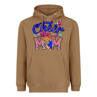 Toasted Coconut Cheer Mom Heavyweight Hoodie - CowhideDigitalArt