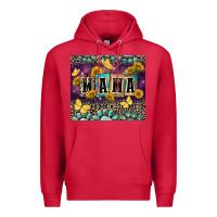Cardinal Mama with sunflowers Premium Hoodie - FaDigitalArtStudio