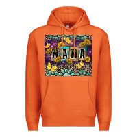 Carrot Mama with sunflowers Premium Hoodie - FaDigitalArtStudio