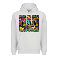 Dove Grey Mama with sunflowers Premium Hoodie - FaDigitalArtStudio