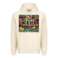 Tofu Mama with sunflowers Premium Hoodie - FaDigitalArtStudio