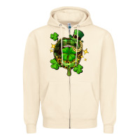 Sandshell St. Patrick's Day lip Zipper Hoodie - FaDigitalArtStudio
