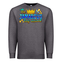 Charcoal Heather The Jamarcus Has Arrived Premium Sweatshirt - CowhideDigitalArt