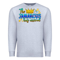 Heather Grey The Jamarcus Has Arrived Premium Sweatshirt - CowhideDigitalArt