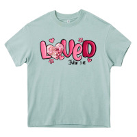 Arona valentine's day loved john 3 16 Heavy Core Tee - MaliasSmallBusiness
